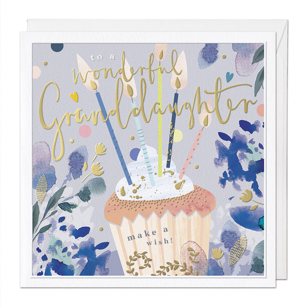 Wonderful Granddaughter Luxury Birthday Card - Whistlefish