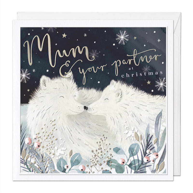 Mum & Your Partner Luxury Christmas Card - Whistlefish