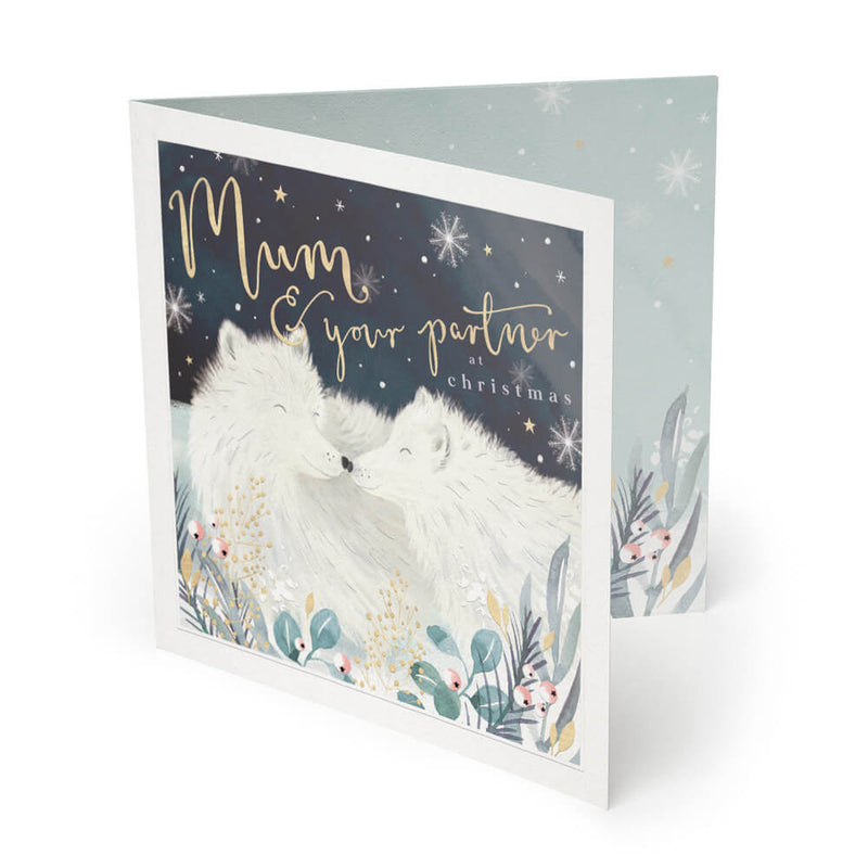 Mum & Your Partner Luxury Christmas Card - Whistlefish