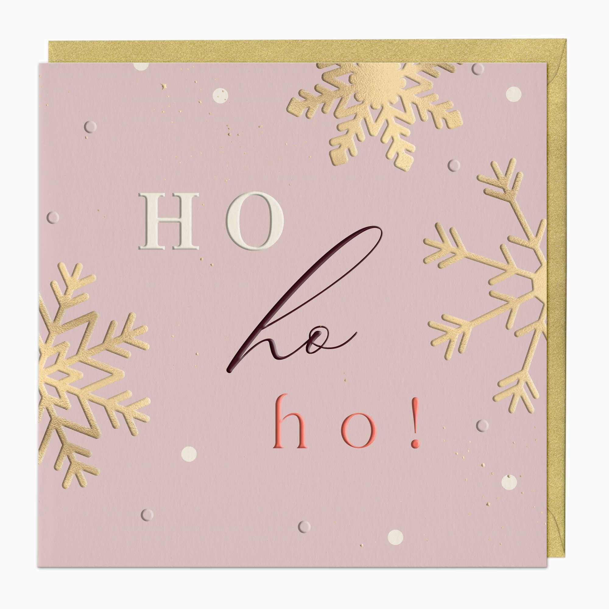 Luxury Christmas Card-LZ003 - Ho Ho Ho! Luxury Christmas Card-Whistlefish