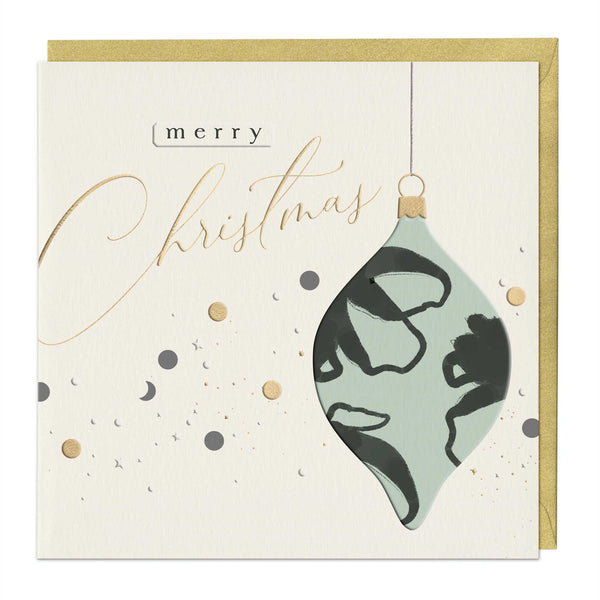 Luxury Christmas Card - LZ005 - Tasteful Bauble Luxury Christmas Card - Tasteful Bauble Luxury Christmas Card - Whistlefish