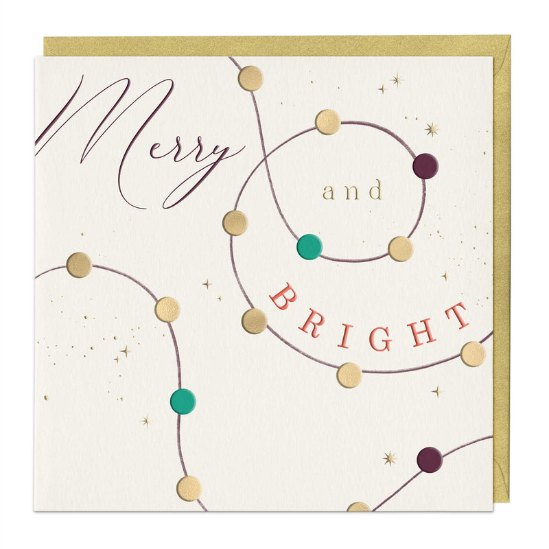 Luxury Christmas Card - LZ010 - Bright Lights Luxury Christmas Card - Bright Lights Luxury Christmas Card - Whistlefish