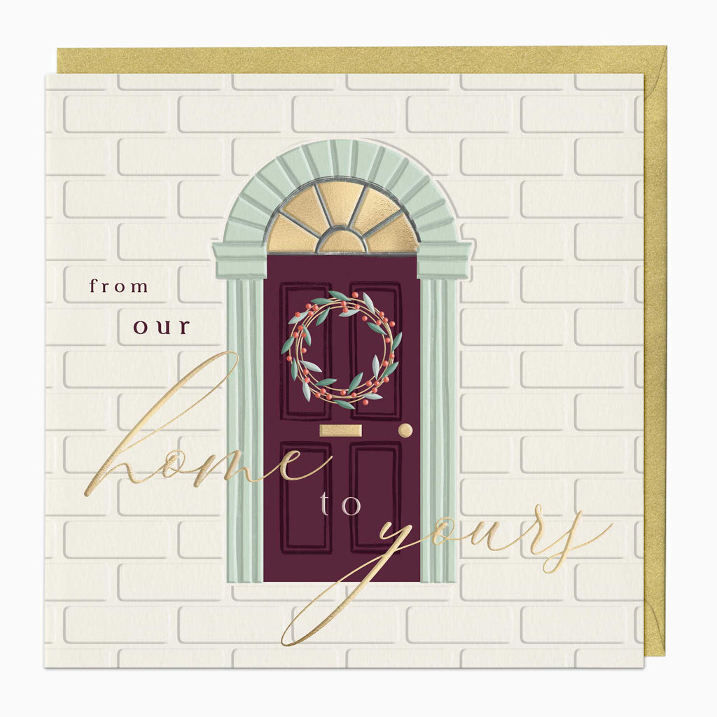 Luxury Christmas Card-LZ017 - Our Home To Yours Luxury Christmas Card-Whistlefish