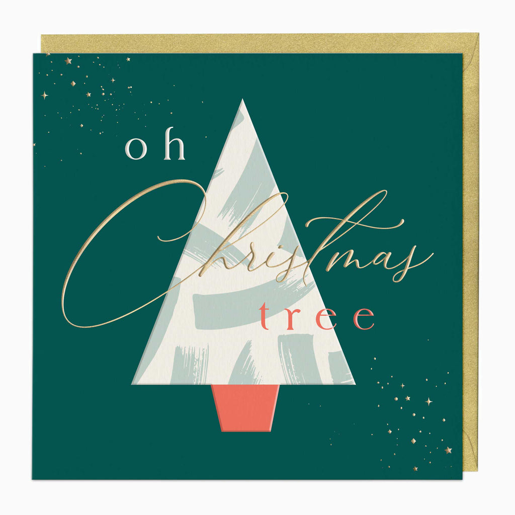 Luxury Christmas Card-LZ018 - Oh Christmas Tree Luxury Card-Whistlefish