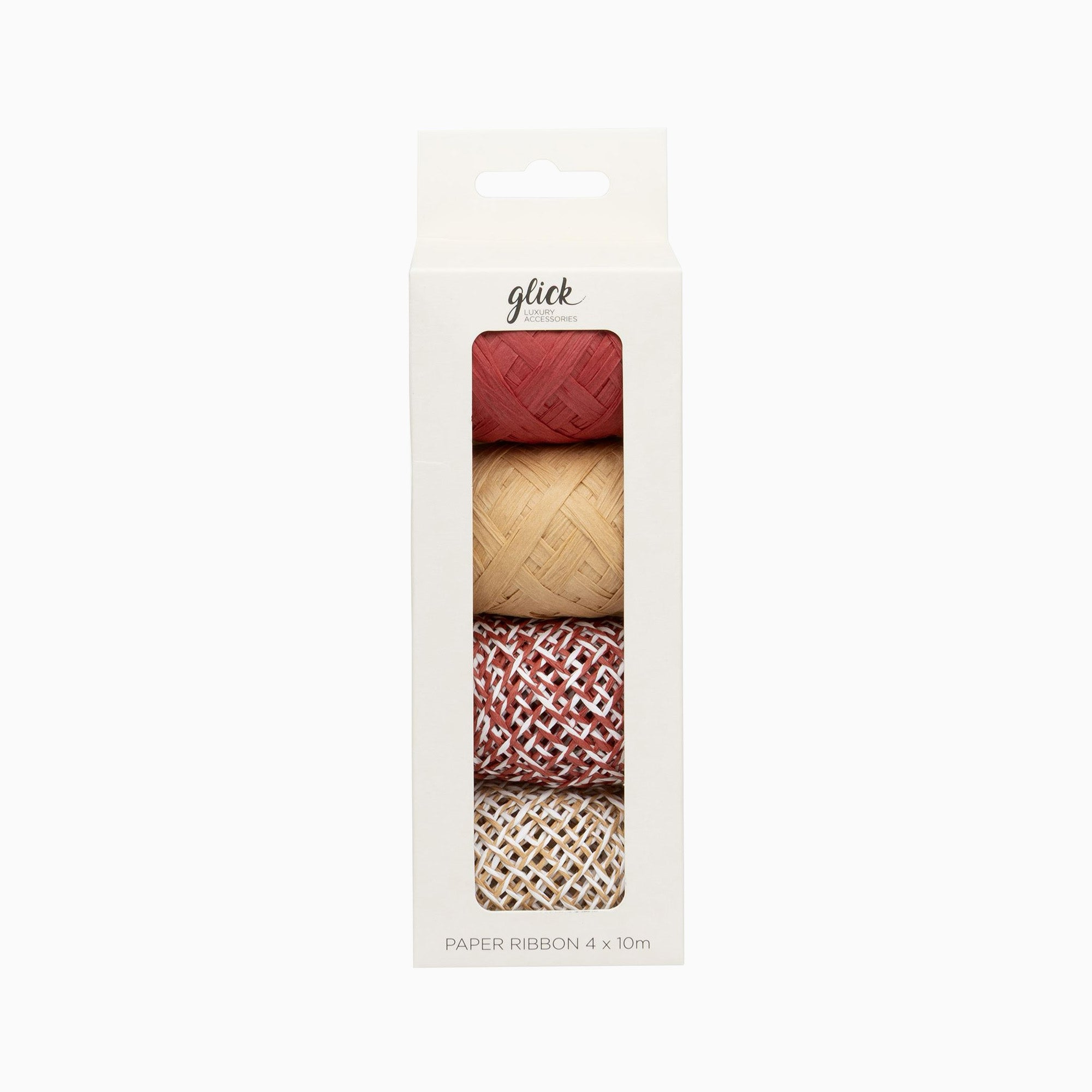 MCR01 - Curling Ribbon Multipack EcoKraft/Red