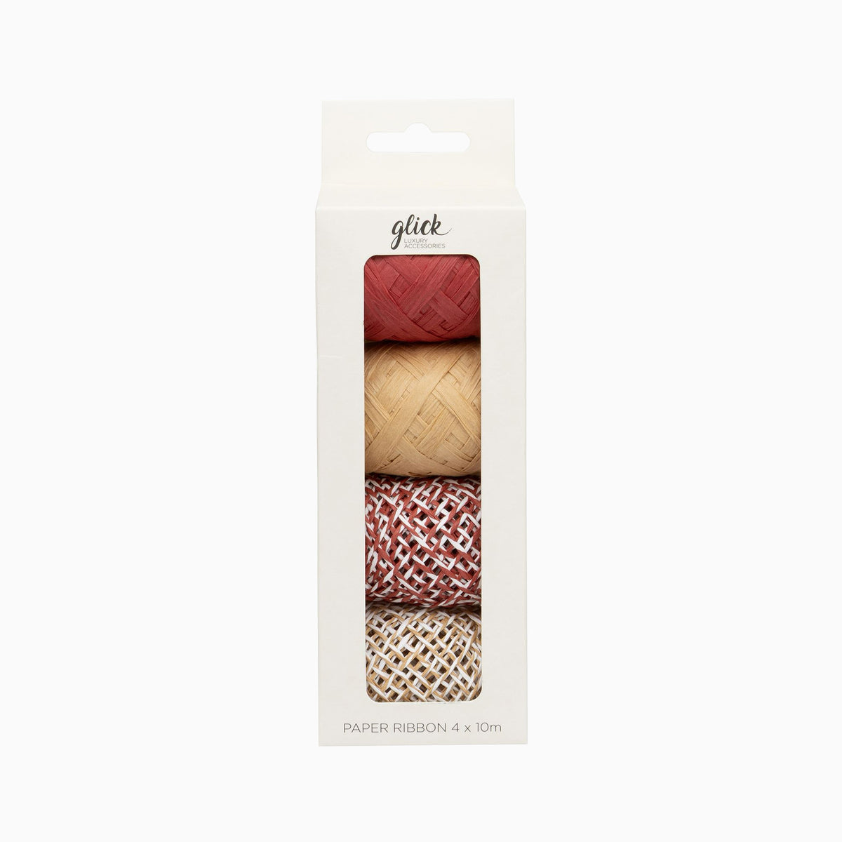 MCR01 - Curling Ribbon Multipack EcoKraft/Red