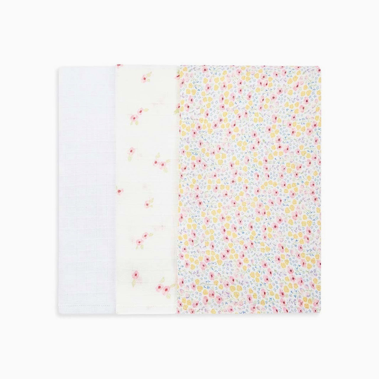 Organic Baby Muslins-MSQANE - Wildflower Set of 3 Organic Baby Muslins-Avery Row