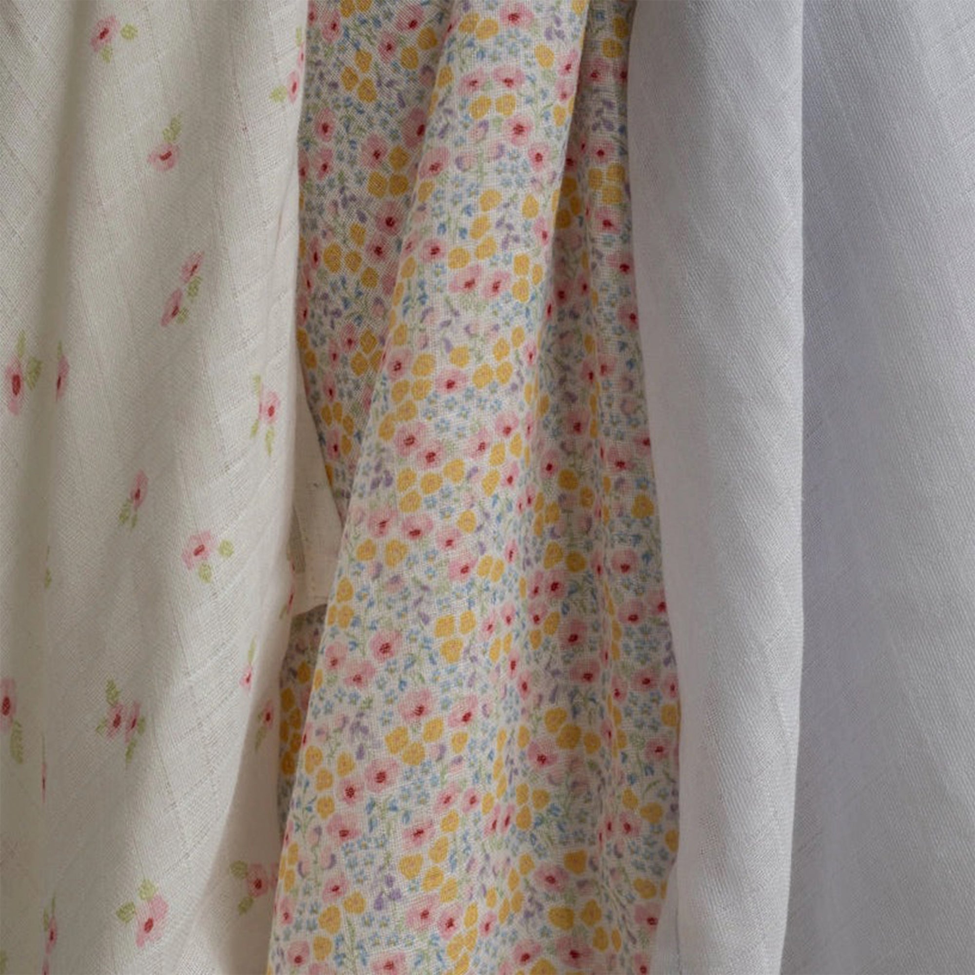 Organic Baby Muslins-MSQANE - Wildflower Set of 3 Organic Baby Muslins-Avery Row