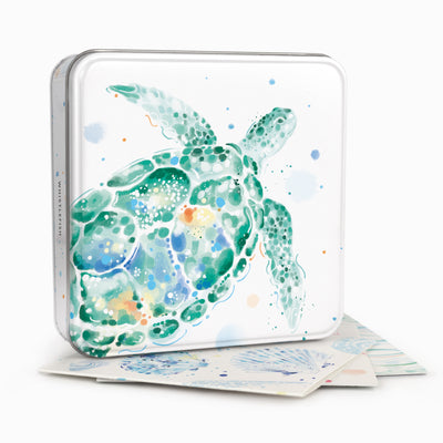 Turtle Notelet Tin - Whistlefish