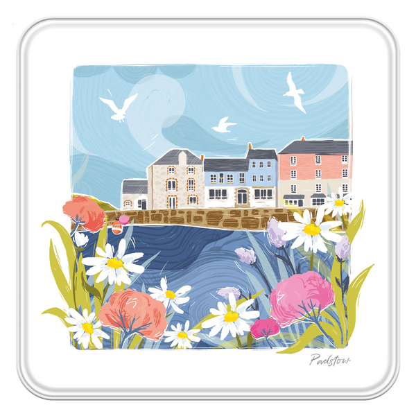 MWT80 - Cornish Linos Notelet Tin