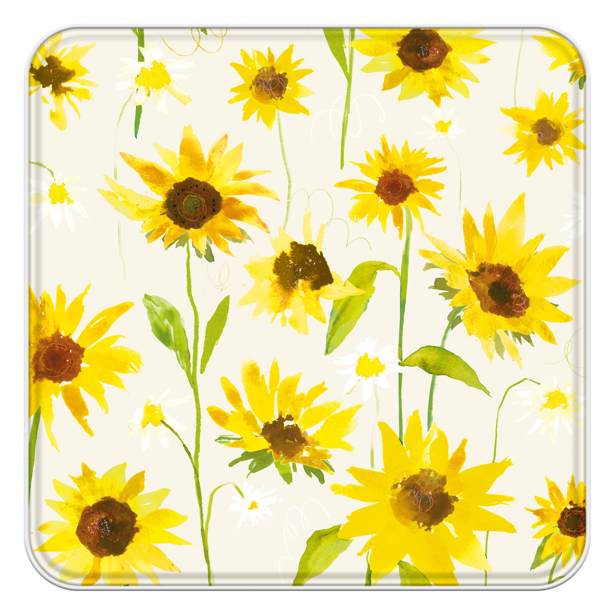 MWT81 - Sunflower Bloom Notelet Tin