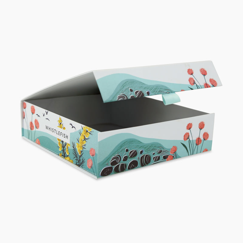 Magnetic Box - MBX02 - Cornish Magnetic Keepsake Box - Cornish Magnetic Gift Box - Whistlefish