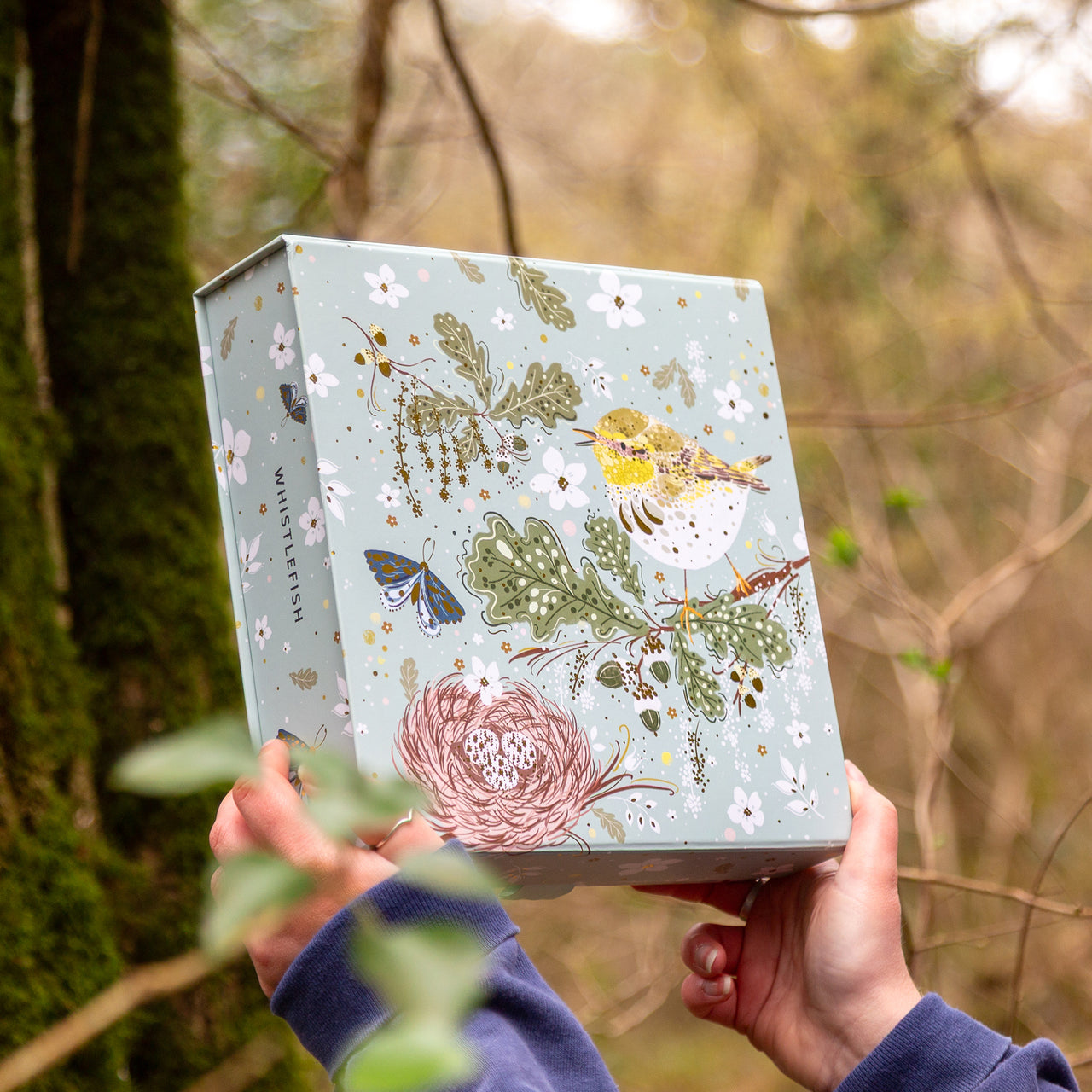 Magnetic Box-RF25MBX - Celtic Rainforest Magnetic Keepsake Box-Whistlefish