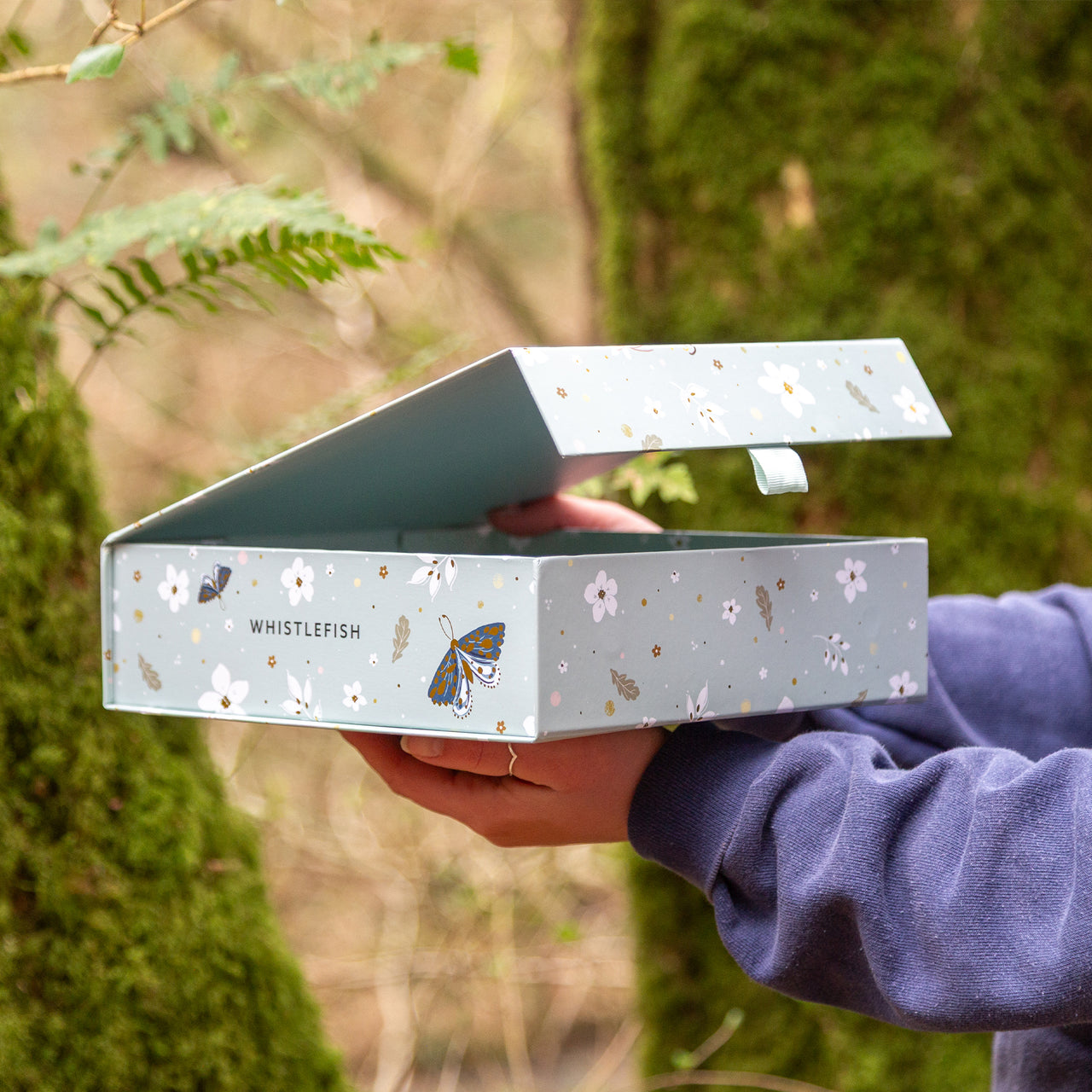 Magnetic Box-RF25MBX - Celtic Rainforest Magnetic Keepsake Box-Whistlefish