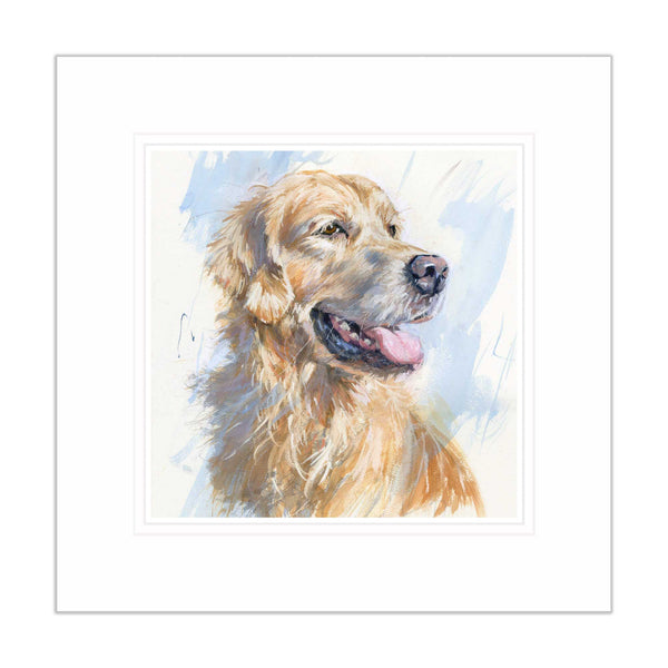 Mounted Print - BART105M - Retriever Mounted Print - Retriever Mounted Print - Whistlefish