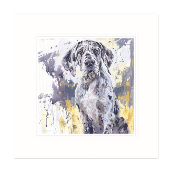 Mount Print - BART96M - Great Dane Mounted Print - Great Dane Mounted Print - Whistlefish