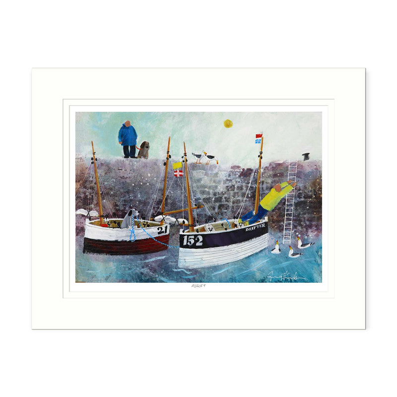 Mounted Print - GPT62M - Drifter Mounted Print - Drifter Mounted Print - Whistlefish