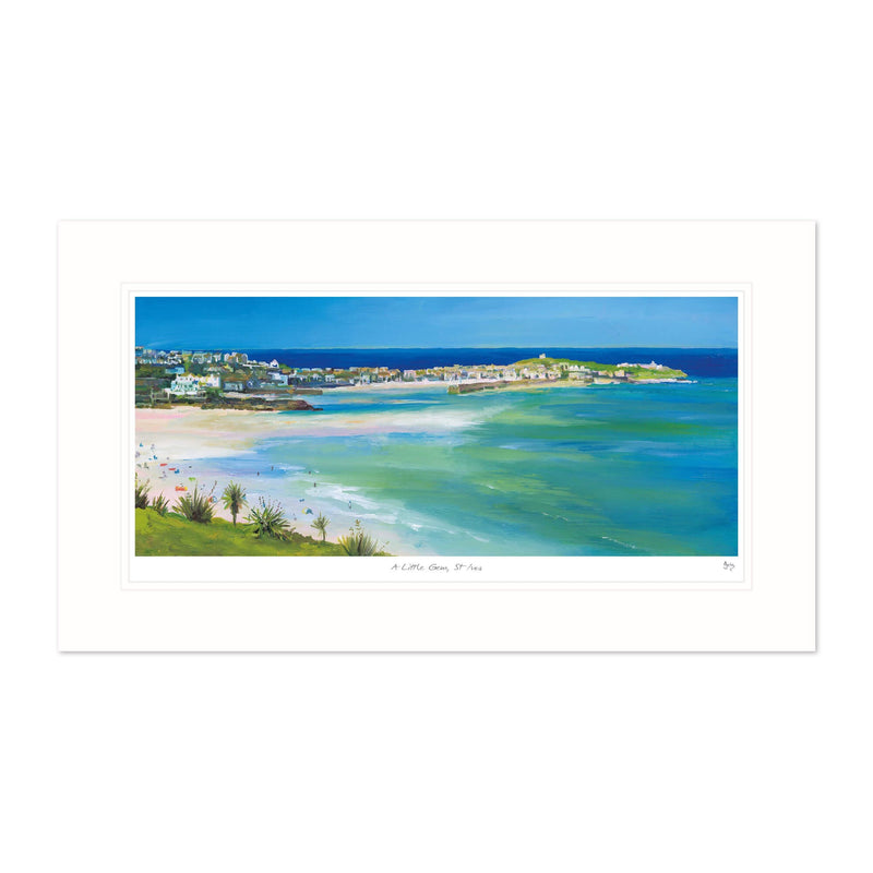 Mount Print - IC162M - A Little Gem St Ives Mounted Print - A Little Gem St Ives Mounted Print - Whistlefish