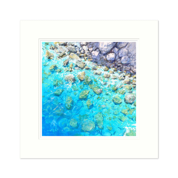 Mount Print - JBPA-MB-070M - Myrtos Beach 1 Mounted Print - Myrtos Beach 1 Mounted Print - Whistlefish