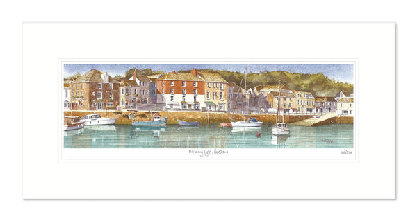 Mount Print - JW144M - Morning Light Padstow Mounted Print - Morning Light Padstow Mounted Print - Whistlefish