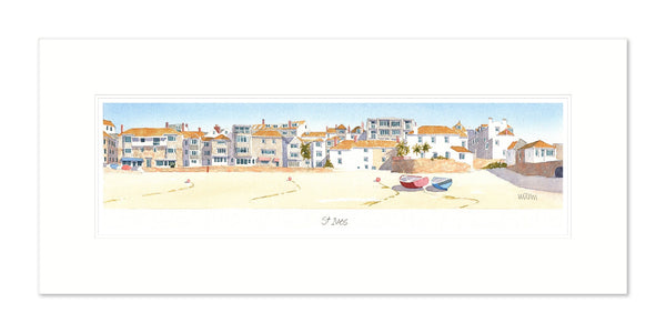 Mount Print - JW234M - St Ives Mounted Print - St Ives Mounted Print - Whistlefish