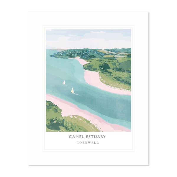 Mount Print - WF83M - Camel Estuary Mounted Print - Camel Estuary Mounted Print - Whistlefish