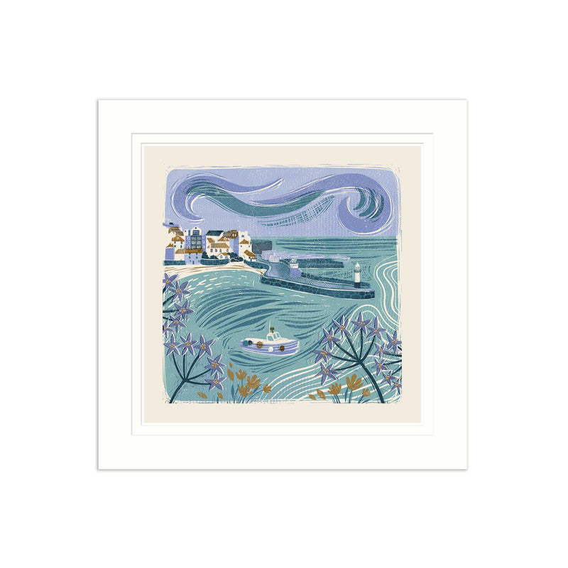 St Ives Summer Mounted Print - Whistlefish