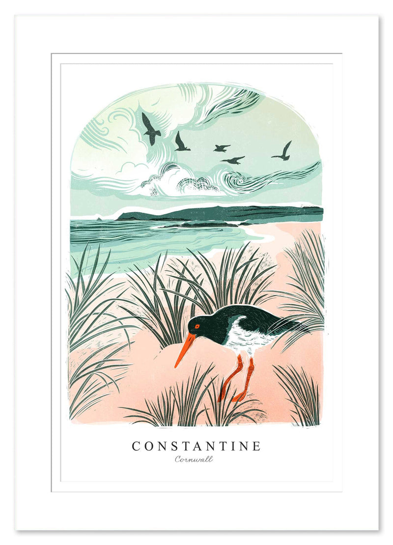 Mount Print - WF944M - Constantine Arched Lino Mounted Print - Constantine Arched Lino Mounted Print - Whistlefish