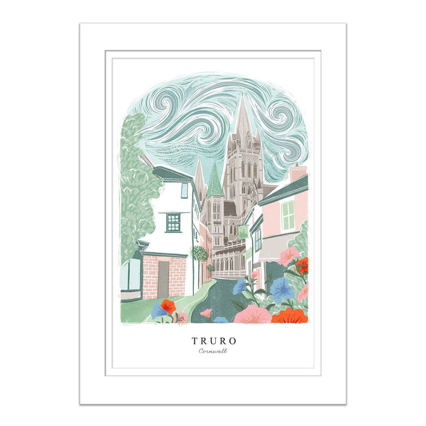 Mounted Print - WF973M - Truro Arched Lino Mounted Print - Truro Arched Lino Mounted Print - Whistlefish