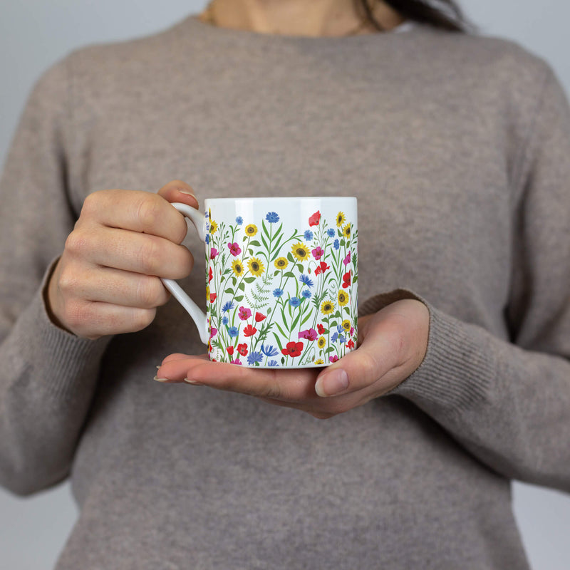 Mug - WDF01MU - Wildflowers Mug - WDF01MU - Wildflowers Mug - Wildflower Collection - Whistlefish