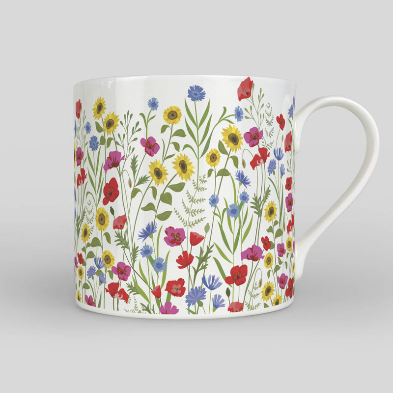 Mug - WDF01MU - Wildflowers Mug - WDF01MU - Wildflowers Mug - Wildflower Collection - Whistlefish