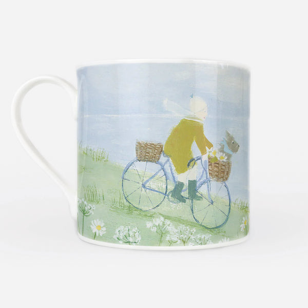 Mug-WM07 - To The Beach China Mug-Hannah Cole