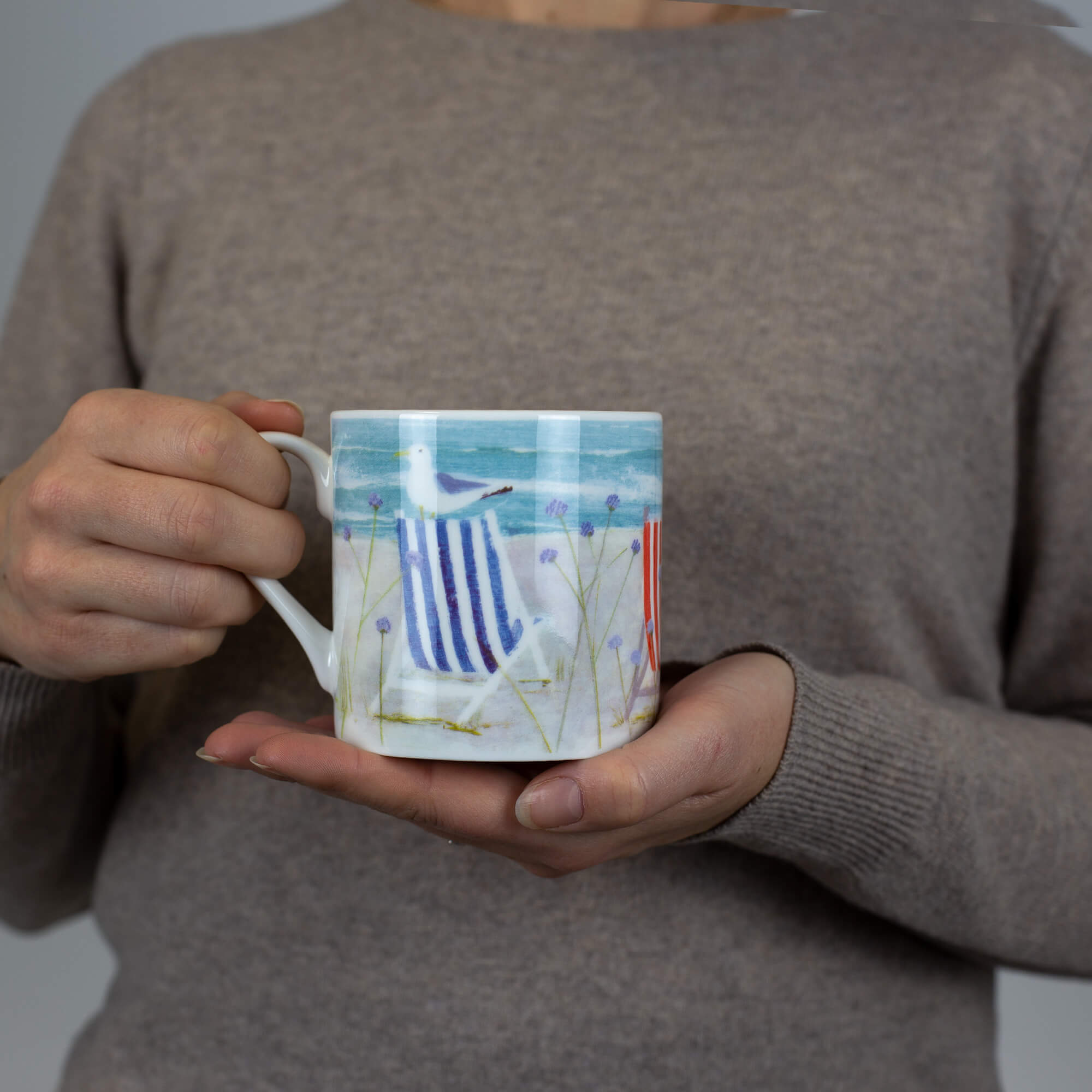 Mug-WM14 - Deckchairs China Mug-Whistlefish
