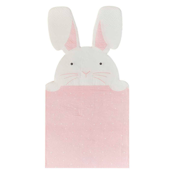 Napkins - EGG-213 - Peeking Bunny Easter Napkins - Peeking Bunny Easter Napkins - Whistlefish