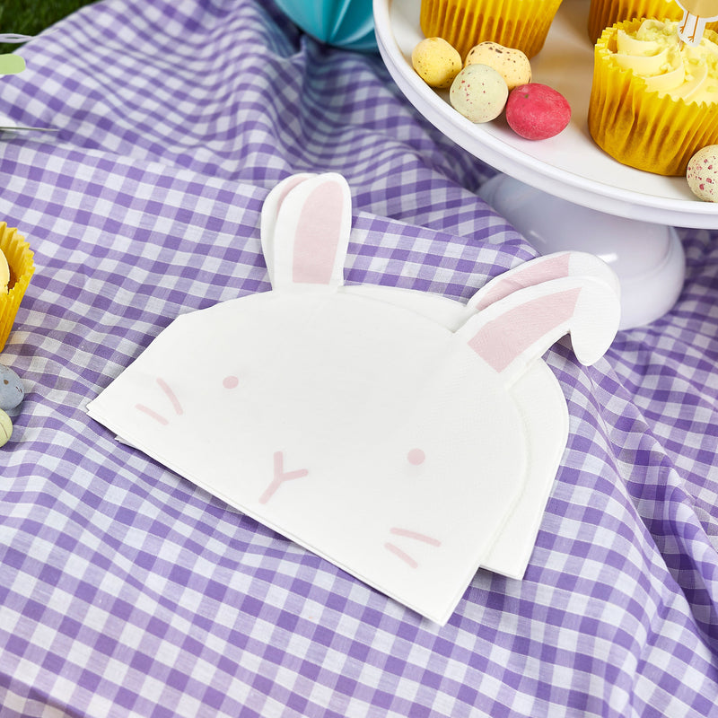 Napkins - HBHE107 - Bunny Shaped Paper Napkin 16pcs - Bunny Shaped Paper Napkin 16pcs - Whistlefish