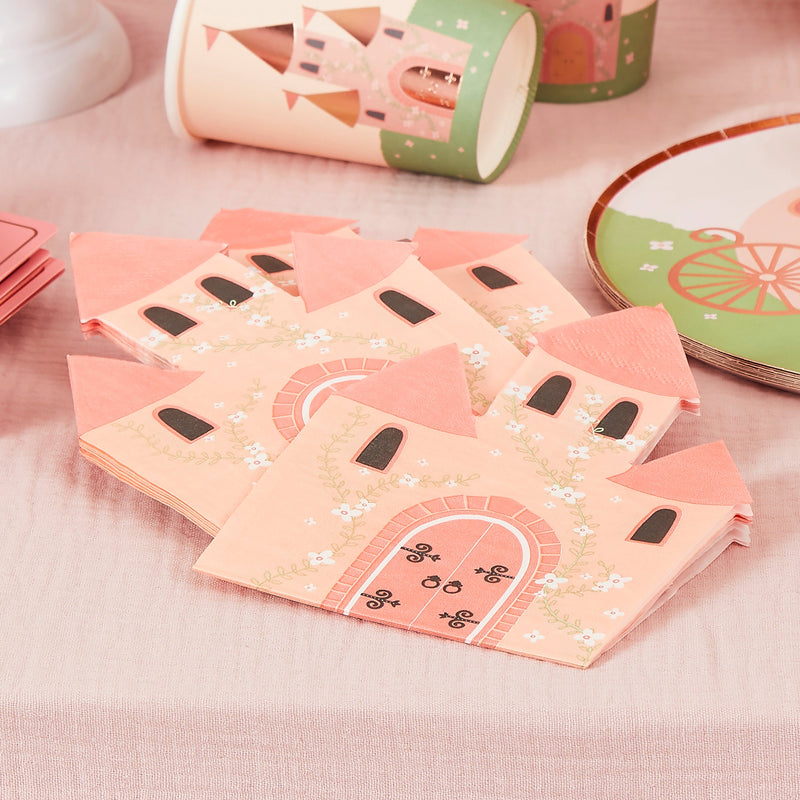 Napkins - HBLP108 - Castle Paper Napkin 16pcs - Castle Paper Napkin 16pcs - Whistlefish