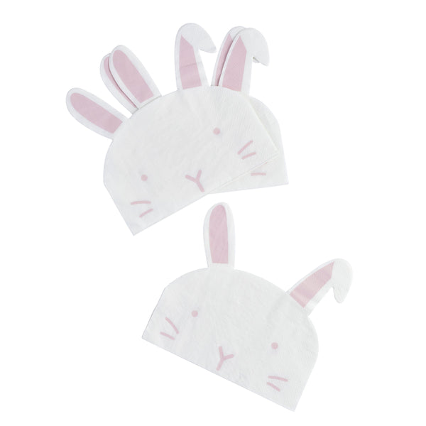 Napkins - HBHE107 - Bunny Shaped Paper Napkin 16pcs - Bunny Shaped Paper Napkin 16pcs - Whistlefish