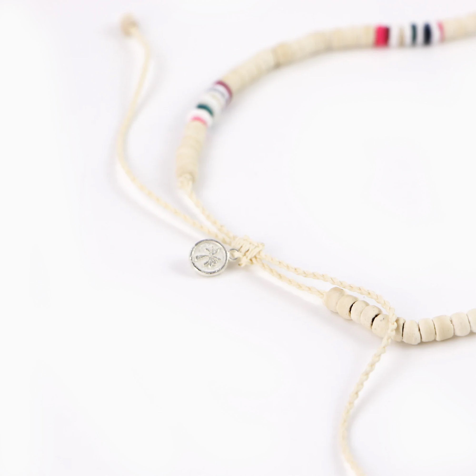 Necklace-NCK-001 - Putih Surf Beaded Necklace-Pineapple Island