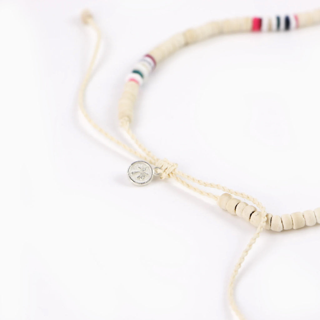 Necklace-NCK-001 - Putih Surf Beaded Necklace-Pineapple Island