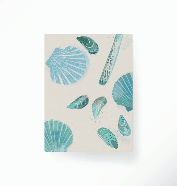 Notebook-WNB32 - Seashells Bound Notebook-Whistlefish