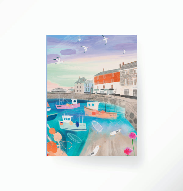 Notebook-WNB34 - Pastel Padstow Bound Notebook-Whistlefish