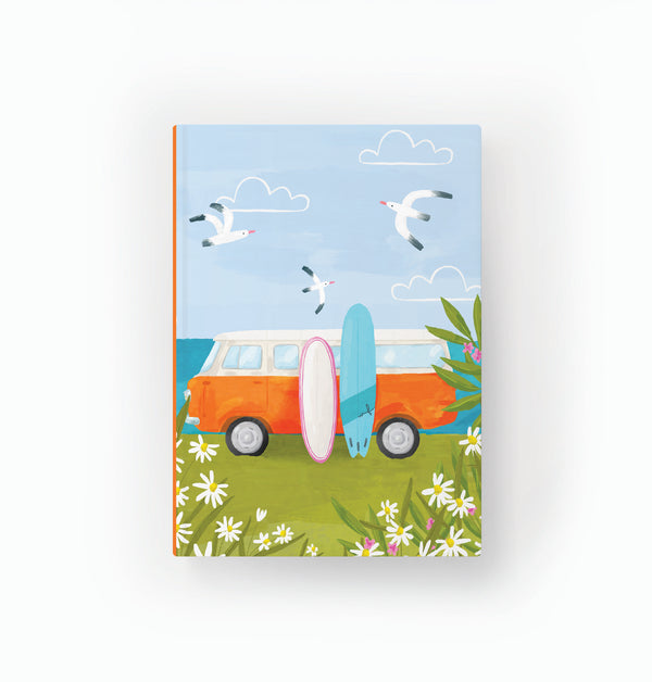Notebook-WNB44 - Cornish Coastal Camper Notebook-Whistlefish