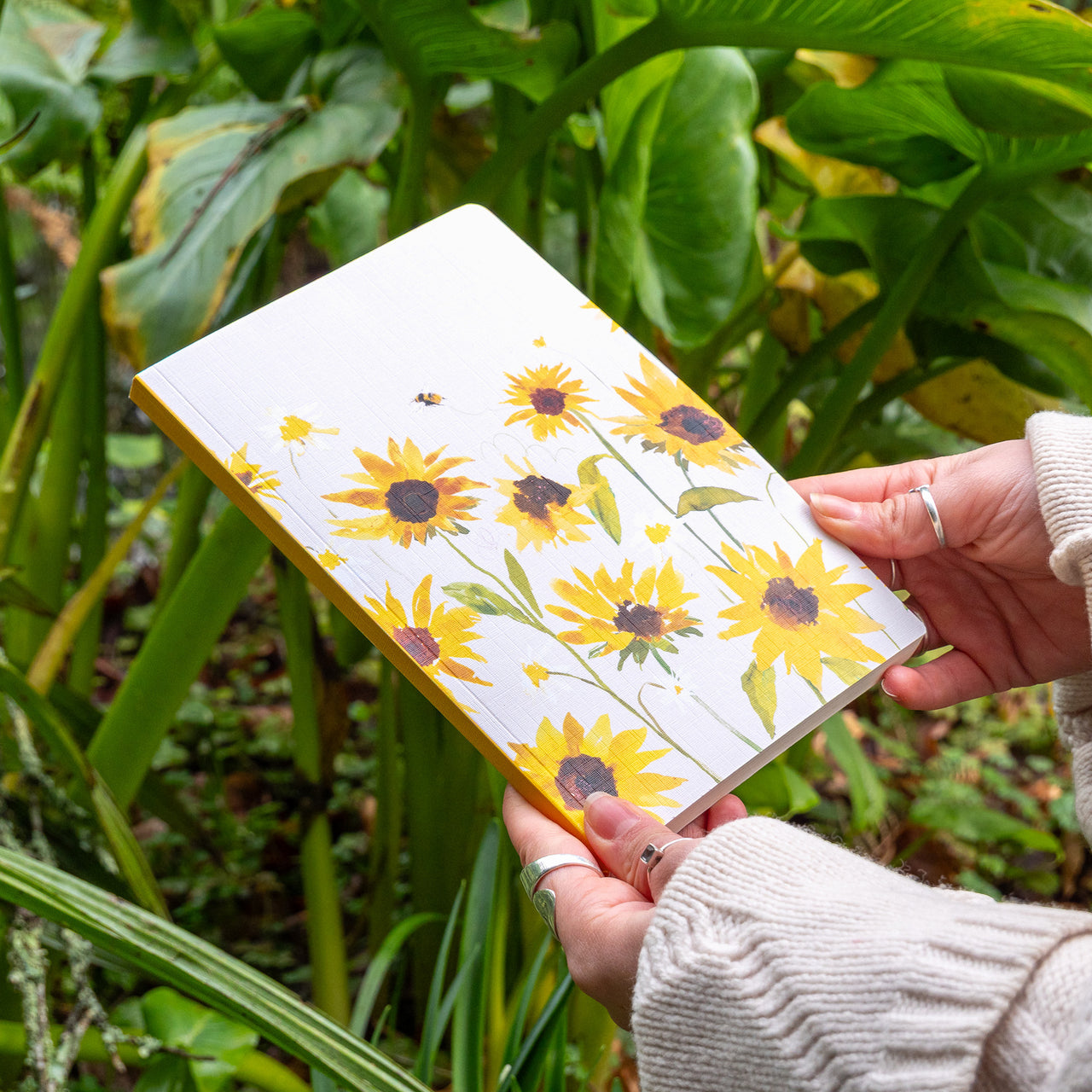 Notebook-WNB60 - Sunflower Bloom Notebook-Whistlefish