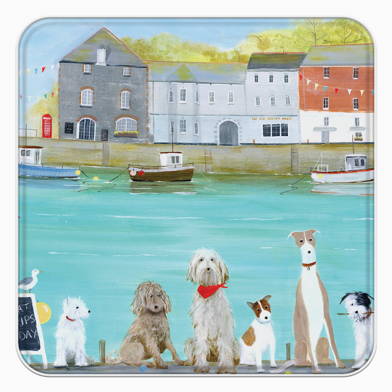 Notelet Tin-HC01NT - Boat Trip Notelet Tin-Hannah Cole