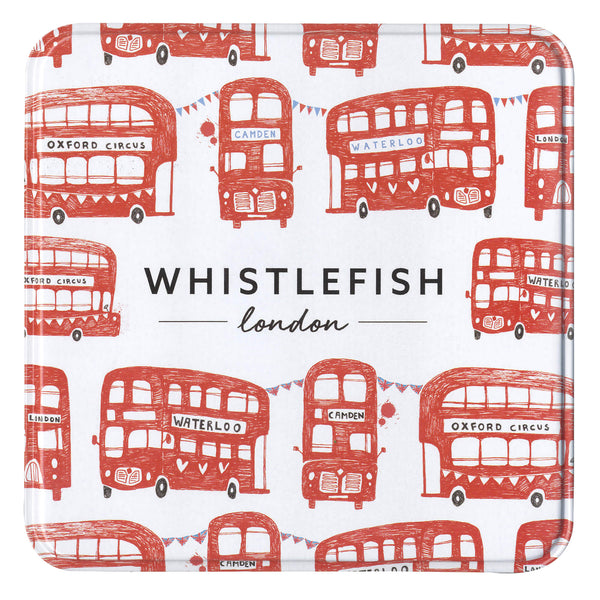Notelet Tin-LD01NT - London Buses Notelet Tin-Whistlefish