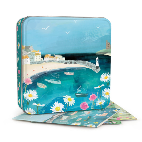 Notelet Tin - MWT49 - Coastlines Notelet Tin - Coastlines Notelet Tin - Whistlefish