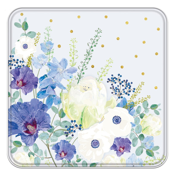 Notelet Tin - MWT53 - Blue Fields Notelet Tin - Blue Fields Notelet Tin - Whistlefish