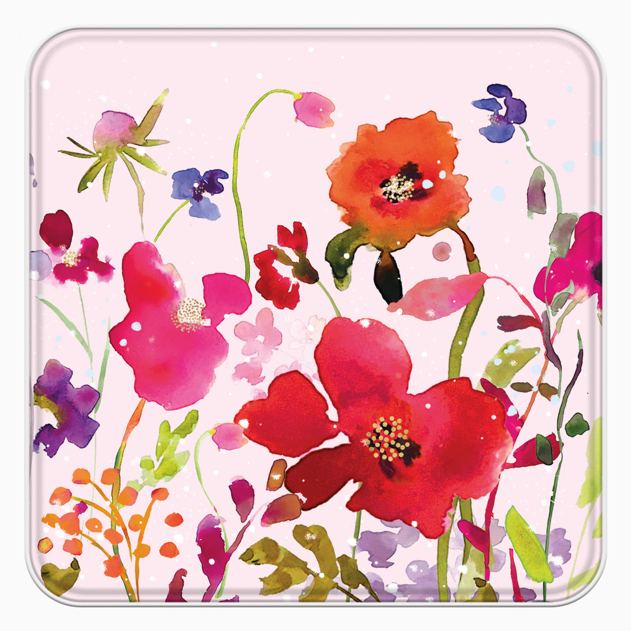 Notelet Tin-MWT74 - Wildflower Whispers Filled Notelet Tin-Whistlefish