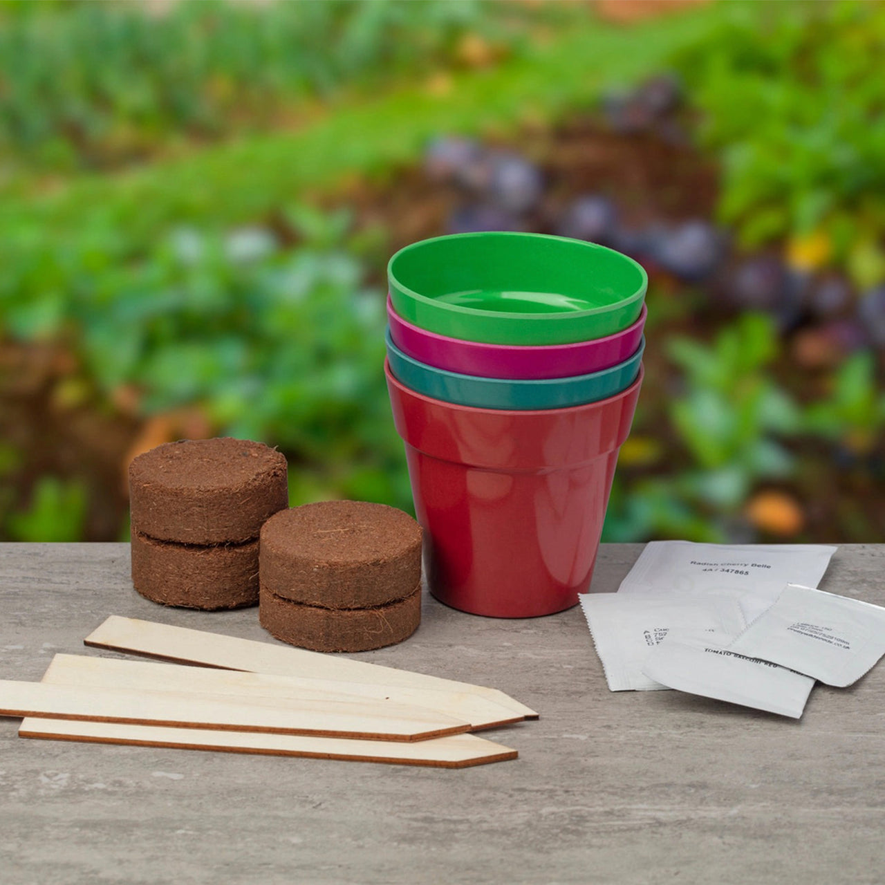 Grow Your Own Gift bag-OBSaladGarden - Salad Garden Gift Bag-Gardening for Kids