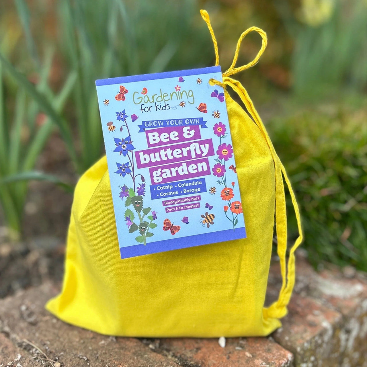 Grow Your Own Gift bag-OBbeebutterflygarden - Bee and Butterfly Gift Bag-Gardening for Kids